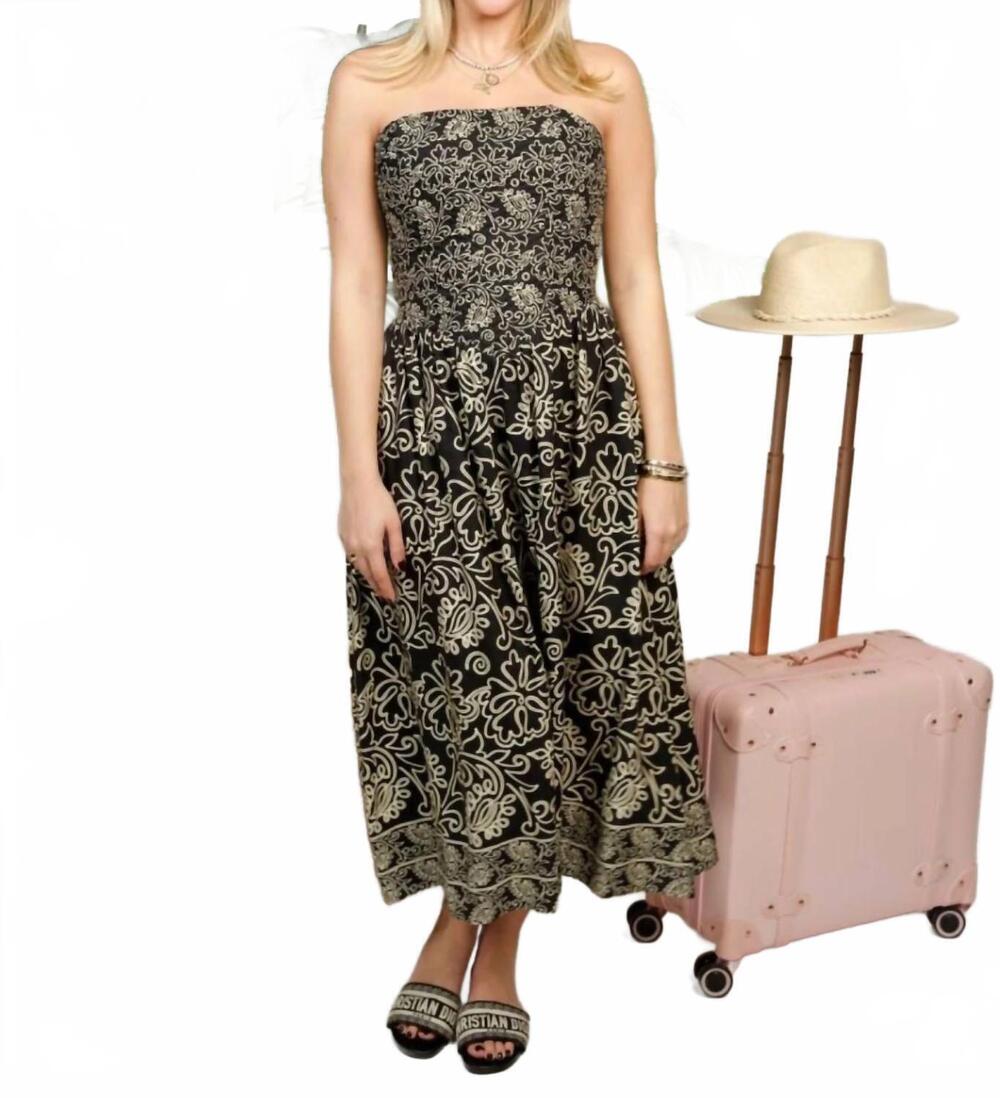 NEW GILNER FARRAR luanna dress in casablanca print